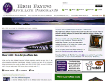 Tablet Screenshot of highpayingaffiliateprograms.com